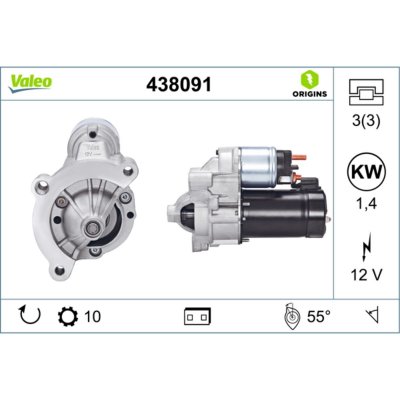 VALEO D&eacute;marreur NEW ORIGINAL PART 438091 