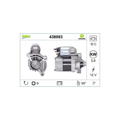 VALEO D&eacute;marreur NEW ORIGINAL PART 438093 