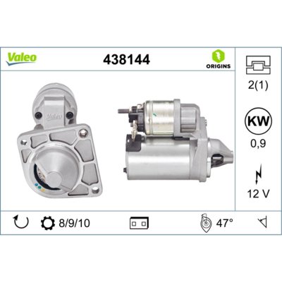 VALEO D&eacute;marreur NEW ORIGINAL PART 438144 