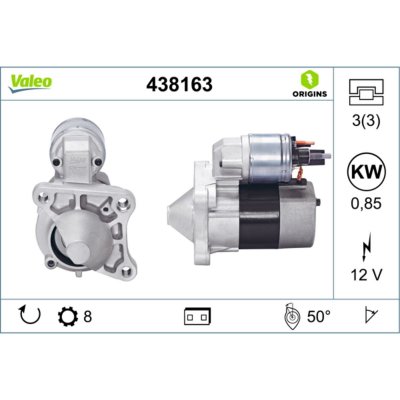 VALEO D&eacute;marreur NEW ORIGINAL PART 438163 