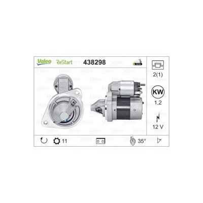 VALEO D&eacute;marreur  438298