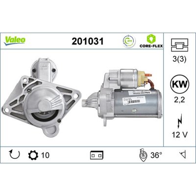 VALEO D&eacute;marreur  CORE-FLEX 201031