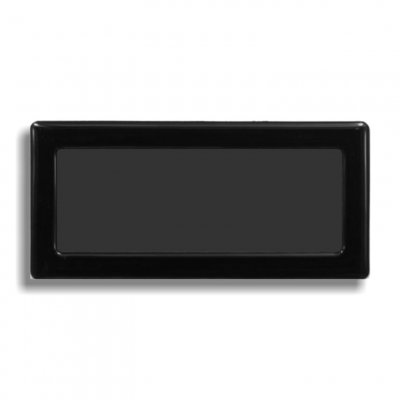 DEMCIFLEX  filtre &agrave; poussi&egrave;re 2 x 40 mm, carr&eacute; - noir sc df0077