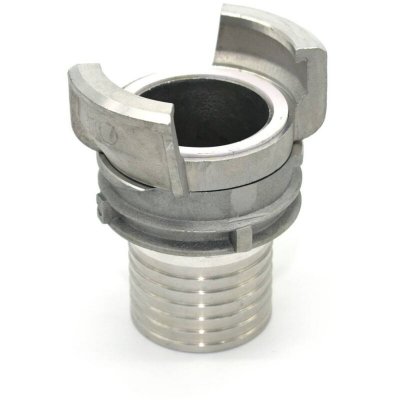 MULTITANKS Demi raccord sym&eacute;trique Guillemin, pompier, &agrave; douille annel&eacute;e - aluminium - DN 100 x 102mm 