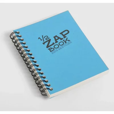 CLAIREFONTAINE Demi Zap Book Spiral&eacute;  A6 160 Pages 80 g
