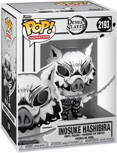 FUNKO Demon Slayer: Kimetsu no Yaiba - Figurine POP! Inosuke(Sumi-Ink) 9 cm