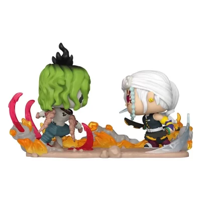 FUNKO Demon Slayer: Kimetsu No Yaiba - Figurines Pop! Tengen Vs Gyutaro 9 Cm