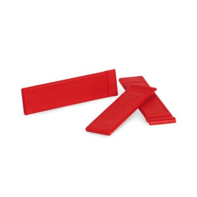 ZEFAL Demonte pneu velo zelal zlevers incassable rouge (blister jeu de 3)