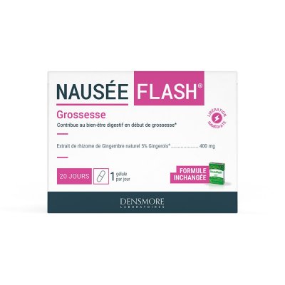 DENSMORE  Naus&eacute;flash - Anti Naus&eacute;e - Grossesse, Transport - 20 g&eacute;lules