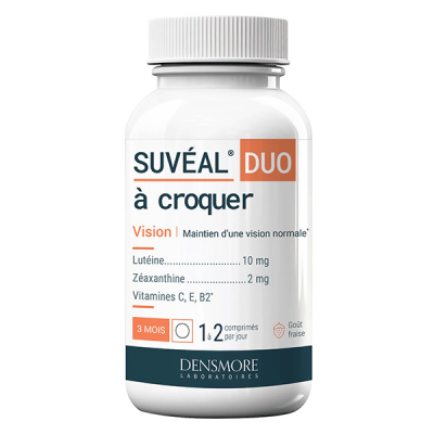 DENSMORE  Suv&eacute;al Duo &agrave; Croquer 3 Mois 90 Comprim&eacute;s - Bo&icirc;te 90 Comprim&eacute;s