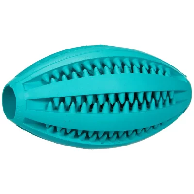 TRIXIE DentaFun Rugby, Menthe, Caoutchouc, 11 cm 11 cm 
