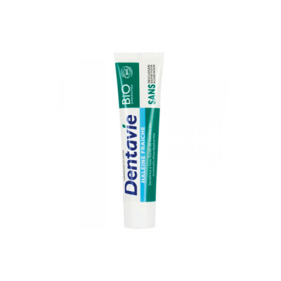 DENTAVIE  Dentifrice Haleine Fra&icirc;che Eau Florale de Menthe Bio 