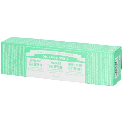 DR. BRONNER S Dentifrice &agrave; la menthe poivr&eacute;e Dr. Bronner's 140g
