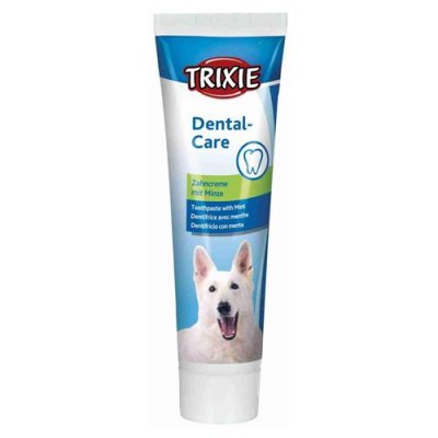 TRIXIE Dentifrice &agrave; la menthe Poivr&eacute;e pour Chiens 100 gr 