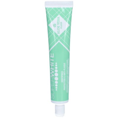 SUPERWHITE Dentifrice Aloe Vera Au Fluor  - Le Tube De 75ml