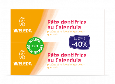 WELEDA Dentifrice au Calendula Duo - 150 ml