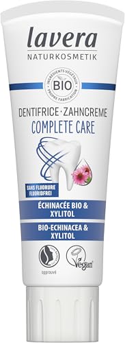 LAVERA Dentifrice Complete Care &eacute;chinac&eacute;e bio Calcium sans fluor 