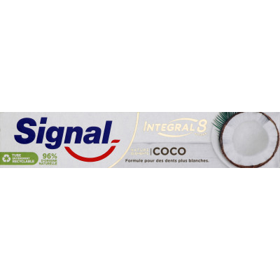 SIGNAL Dentifrice Int&eacute;gral 8 Coco Blancheur,  (75 ml)