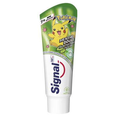  Dentifrice Menthe Douce Pok&eacute;mon Enfant 7 Ans+ Signal - Le Tube De 75ml