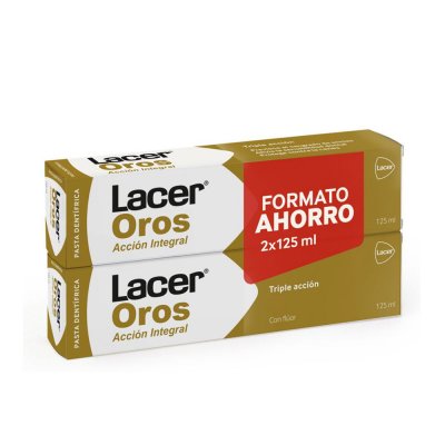 LACER Dentifrice triple action  oro 2 x 125 ml (2 pi&egrave;ces)