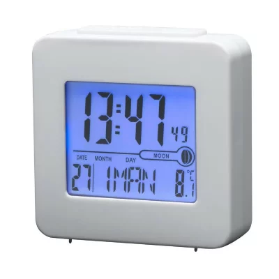 DENVER  Rec34wh Digital Alarm Clock Blanc