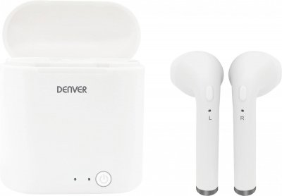 DENVER  Twq-40p Bluetooth Headphones Blanc