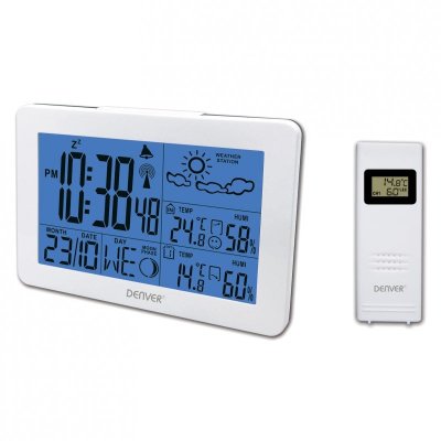 DENVER  WS-530 - Station m&eacute;t&eacute;orologique - blanc