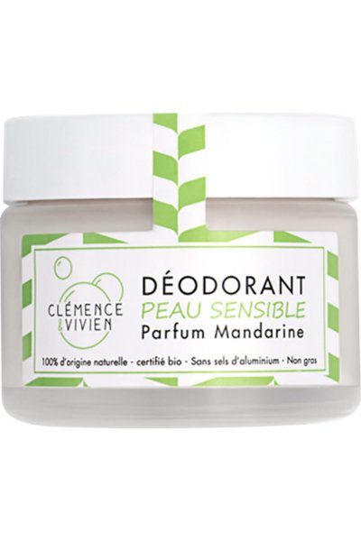 CLEMENCE ET VIVIEN D&eacute;odorant 100% naturel Peau sensible Mandarine - Cl&eacute;mence & Vivien