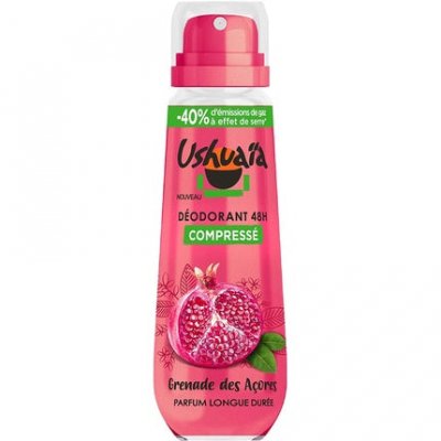 USHUAIA D&eacute;odorant 48h Grenade Des A&ccedil;ores  - Le Spray De 100ml