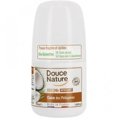 DOUCE NATURE D&eacute;odorant &agrave; billes Apaisant Coco des Philippines 