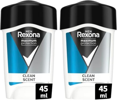 REXONA D&eacute;odorant Homme Anti-transpirant Maximum Protection Clean Scent  - Le Stick De 45ml