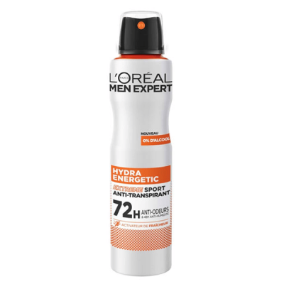L OREAL MEN EXPERT D&eacute;odorant Hydra Energetic Extreme Sport 72h Men Expert - Le Flacon De 150ml