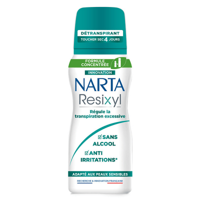 NARTA D&eacute;odorant Resixyl Transpiration Excessive  - Le Flacon De 100ml