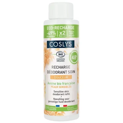 COSLYS D&eacute;odorant Soin Douceur Bio -  Recharge 100 ml