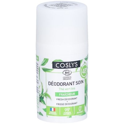 COSLYS D&eacute;odorant soin fra&icirc;cheur Th&eacute; vert bio 