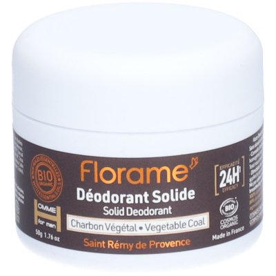 FLORAME D&eacute;odorant Solide au charbon v&eacute;g&eacute;tal 50ml Homme 