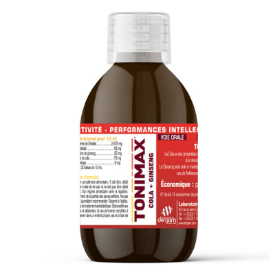 DERGAM  Tonimax Solution Orale Sans Glucose Energie 200ml