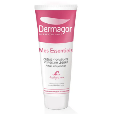 DERMAGOR  MES ESSENTIELS - Cr&egrave;me Hydratante Visage 24h L&eacute;g&egrave;re, 40ml