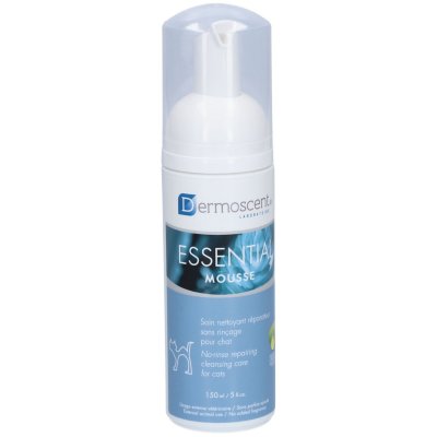 DERMOSCENT  essential mousse soin du pelage pour chats flacon 150 ml