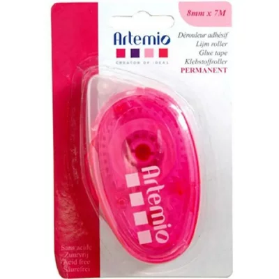 ARTEMIO D&eacute;rouleur adh&eacute;sif permanent 8 mm x 7 m -  - couleur variant