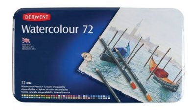  Derwent Bo&icirc;te De Crayons Aquarelle 72 Unit&eacute;s