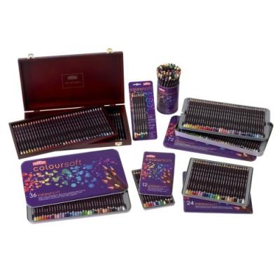 GENERIQUE Derwent Coloursoft - Bo&icirc;te De 36 Crayons