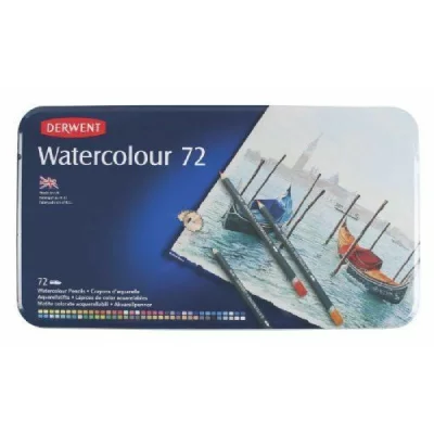  Derwent Crayons Aquarellables Boite M&eacute;tal De 72 (Import Royaume Uni)