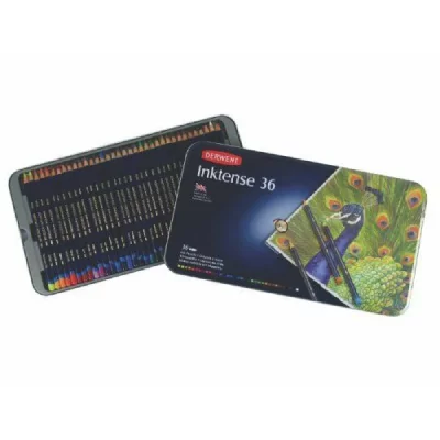 DERWENT  Inktense Crayons Bo&icirc;te m&eacute;tal de 36 (Import Royaume Uni)