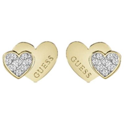 GUESS Des boucles d'oreilles  JUBE02174JWYGT-U Acier Femme Or