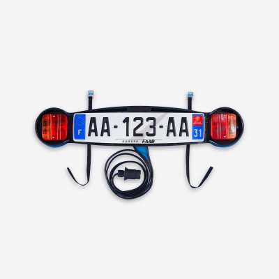 MOTTEZ Descriptif :  Plaque de Signalisation Pour Porte V&eacute;lo Arri&egrave;re