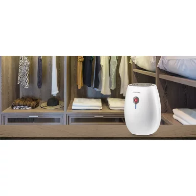 TROTEC D&eacute;shumidificateur compact de 0,5L &agrave; effet Peltier avec Fonction purification de l'air blanc