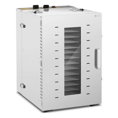  D&eacute;shydrateur alimentaire 16 &eacute;tages s&eacute;choir pour l&eacute;gumes fruits jerky inox 1500w
