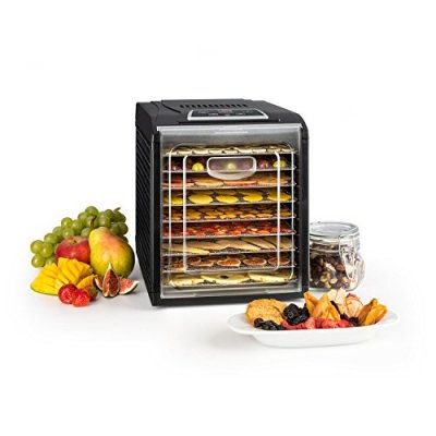 KLARSTEIN D&eacute;shydrateur alimentaire  Fruit Jerky 9 &eacute;tages - Temp&eacute;rature r&eacute;glable 35-70&deg;C - 700W - noir 