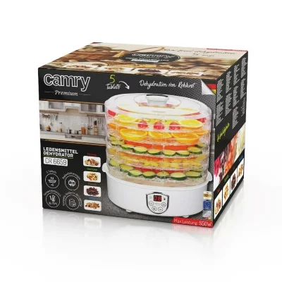 CAMRY D&eacute;shydrateur de champignons, d'herbes et d'aliments CR 6659 